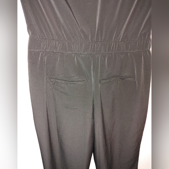 Black Strapless Jumpsuit Sz.S NWT Loft - Picture 7 of 9